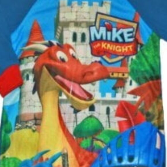 AME Mike The Knight Baby Boys Footed Blanket Sleeper Pajama 12m - NEW - Picture 4 of 4